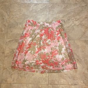 LOFT Floral Skirt